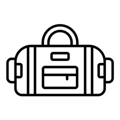 Sport Bag Icon Style
