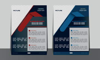 Business flyer design template
