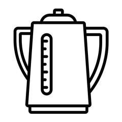 Electric Kettle Icon Style