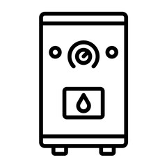 Water Heater Icon Style