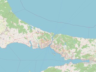 Istanbul, Turkiye. OSM. No legend