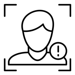 Face Detection Warning Icon Style