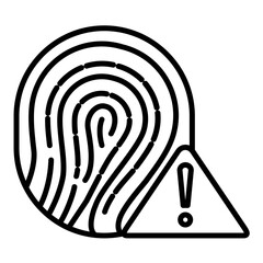 Biometric Error Icon Style