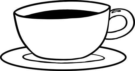 Cup Coffee Doodle