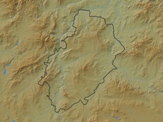 Krkkale, Turkiye. Physical. No legend