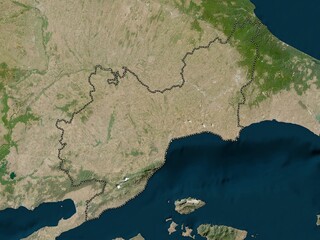 Tekirdag, Turkiye. Low-res satellite. No legend