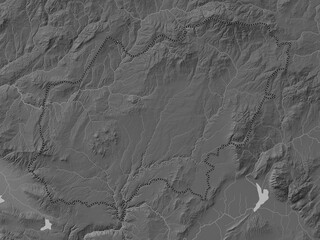 Usak, Turkiye. Grayscale. No legend