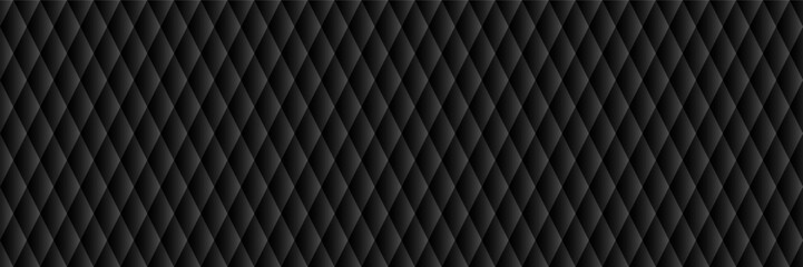 horizontal elegant black gradient diamond shape for pattern and background.