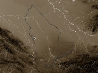 Mary, Turkmenistan. Sepia. No legend