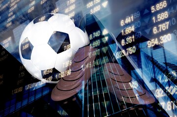 Online analytics of football or soccer game ball
