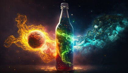Bottle Containing the Universe, Ai Ai Generated