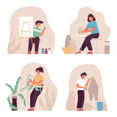 Various disciplines of artists intend to work on art.