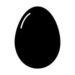 Egg icon, shell easter symbol, healthy nature food, vector illustration, farm organic protein