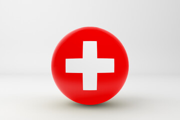 Fototapeta premium Switzerland Flag