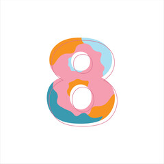 Number Style Modern
