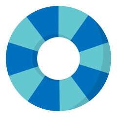 青い浮き輪 © Katie（カチエ）