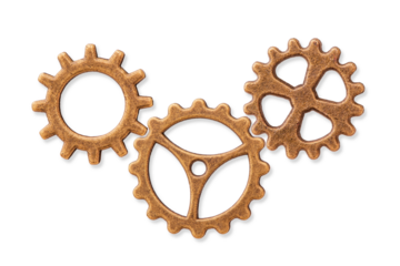 gearwheels work together in teamwork