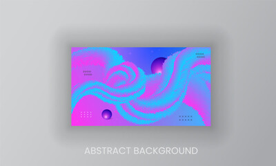 Abstract background with 3D lines, Abstract fluid wave. Innovation background design for the cover, landing page. Modern Wallpaper