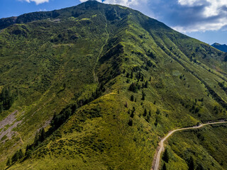 Carnia, Monte Croce pass and Monte Coglians. Nature in Friuli.