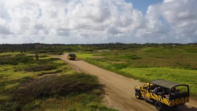 board on a spectacular safari in aruba