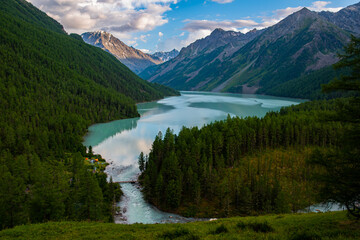 lake in the mountains
