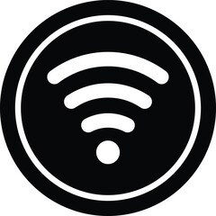 Wifi signal Vector Icon Design Illustration