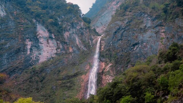 Waterfall in Taroko National Park, Taiwan