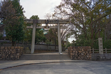 大坂城 豊国神社の参道風景