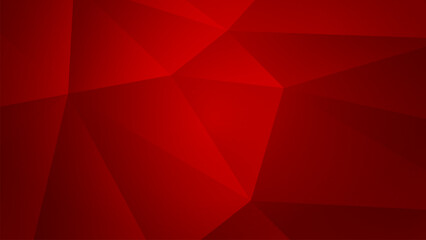 Obraz premium Dark red low poly vector design background