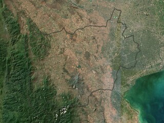 Ratchaburi, Thailand. Low-res satellite. No legend