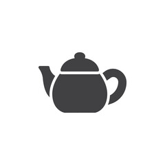 Tea pot vector icon