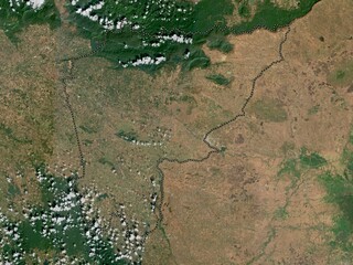 Sa Kaeo, Thailand. Low-res satellite. No legend