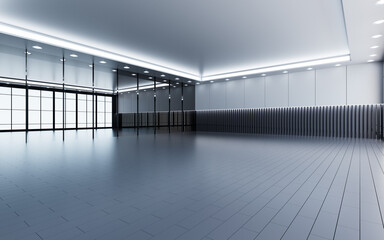Fototapeta na wymiar Empty interior room, 3d rendering.