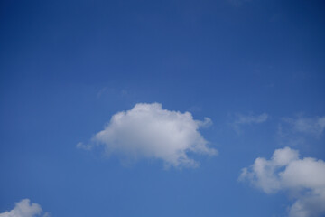 Fototapeta premium Stratus cumulus alto nimbo clouds in the blue sky is weather messengers