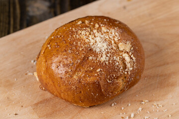 soft and fresh bun without filling for tea