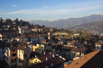 Fototapeta na wymiar Bergamo, capitale della cultura 2023