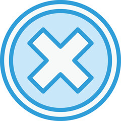 Obraz premium Close Vector Icon Design Illustration