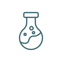 poisonous icon. Thin line poisonous icon from health and medical collection. Outline vector isolated on white background. Editable poisonous symbol can be used web and mobile