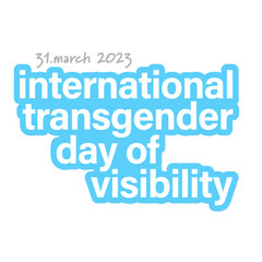 Design for trans day of visibility
