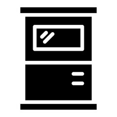 Fototapeta premium fuel pump glyph 