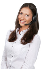 Female customer service representative