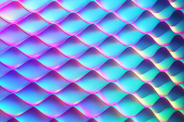 Fototapeta premium Iridescent holographic textural Background