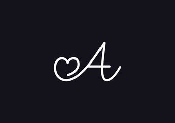 Love font circle sign. love logo design and heart font design by the letters and alphabets