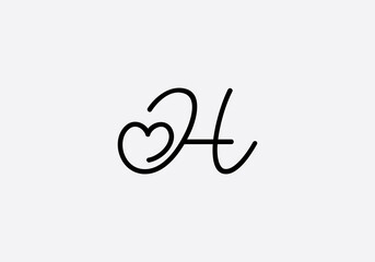 Love font circle sign. love logo design and heart font design by the letters and alphabets