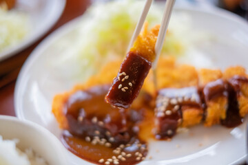 味噌カツ定食