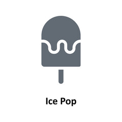 Ice Pop Vector Solid Icons. Simple stock illustration stock