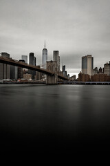 The New York City skyline from Brooklyn