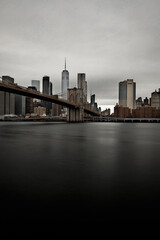 Fototapeta na wymiar The New York City skyline from Brooklyn