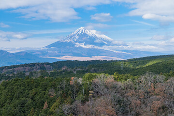 Fototapeta premium 日本 静岡県三島市にある三島スカイウォークから見える富士山