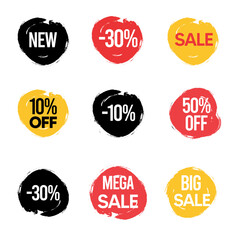 set of sale labels